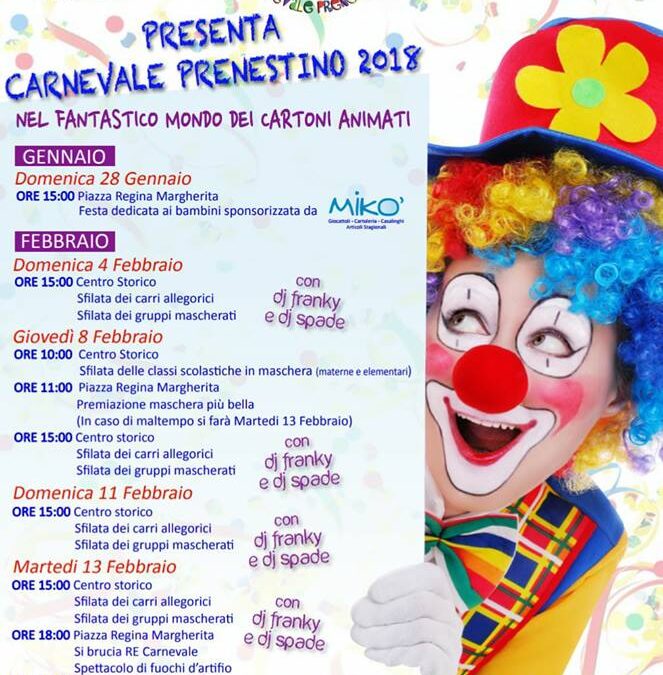 CARNEVALE PRENESTINO 2018